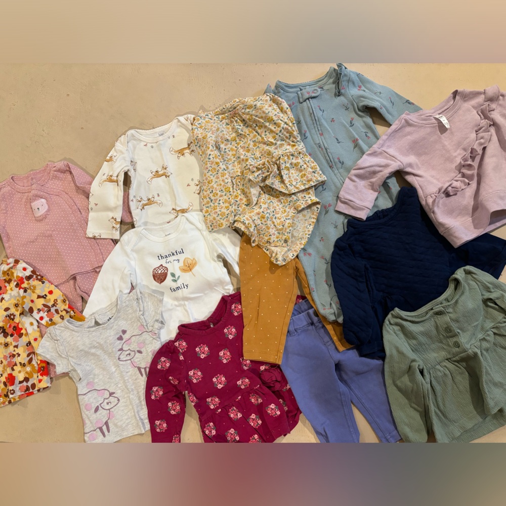 6M and 9M Baby Girl Bundle of Clothes from Carter’s